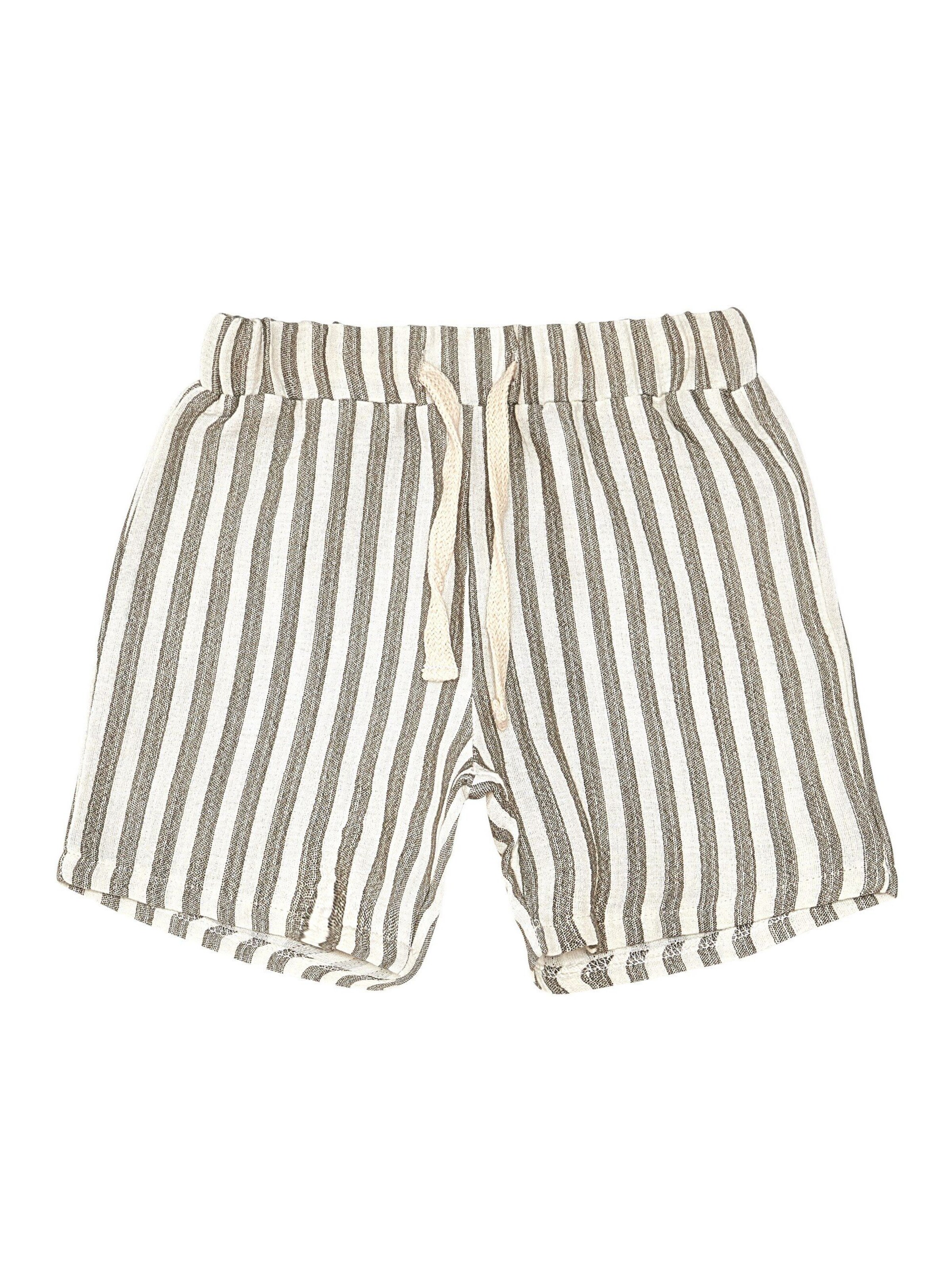 Survêtement 'Striped Muslin' Denokids en vert