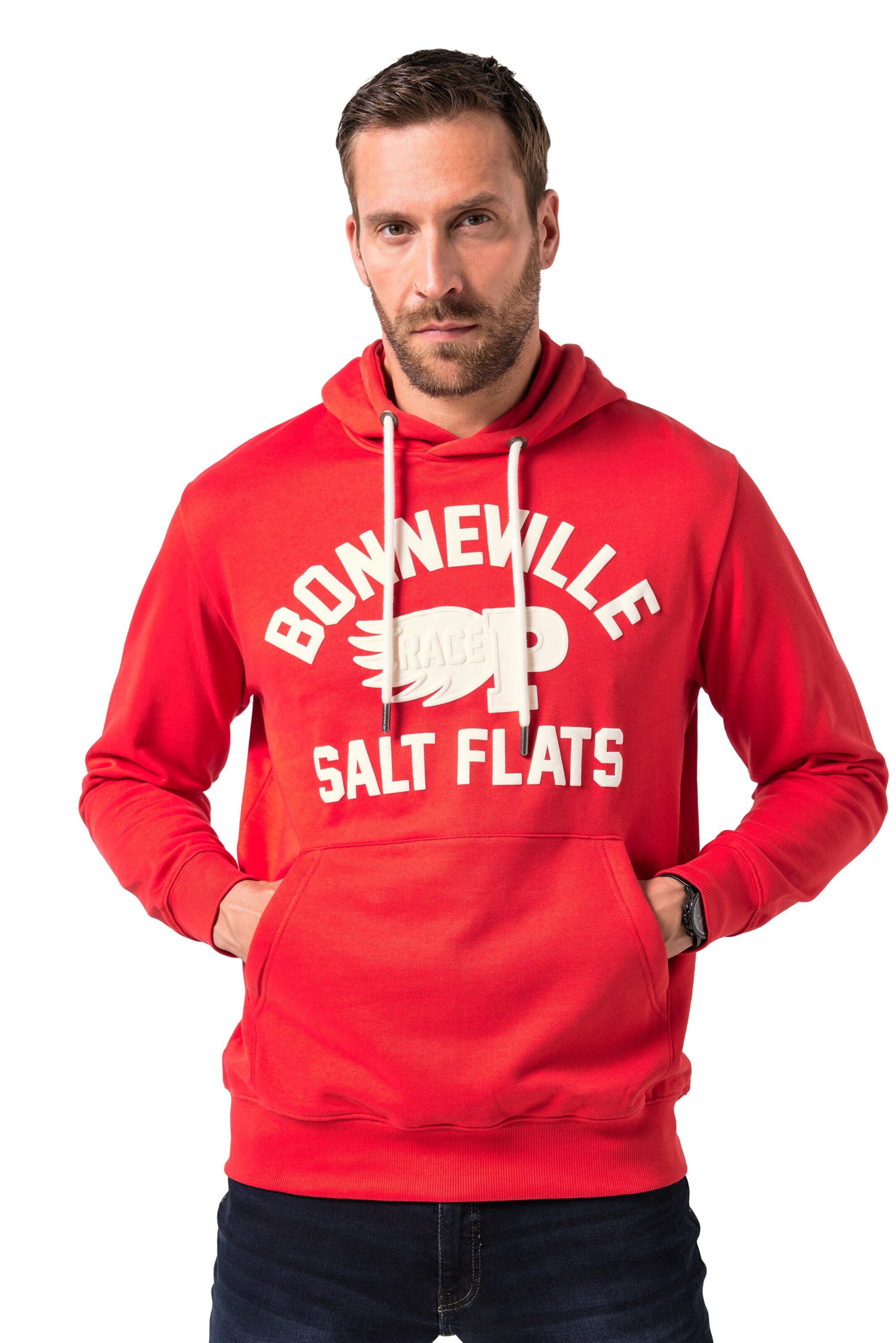 JP1880 Sweatshirt in Red: front