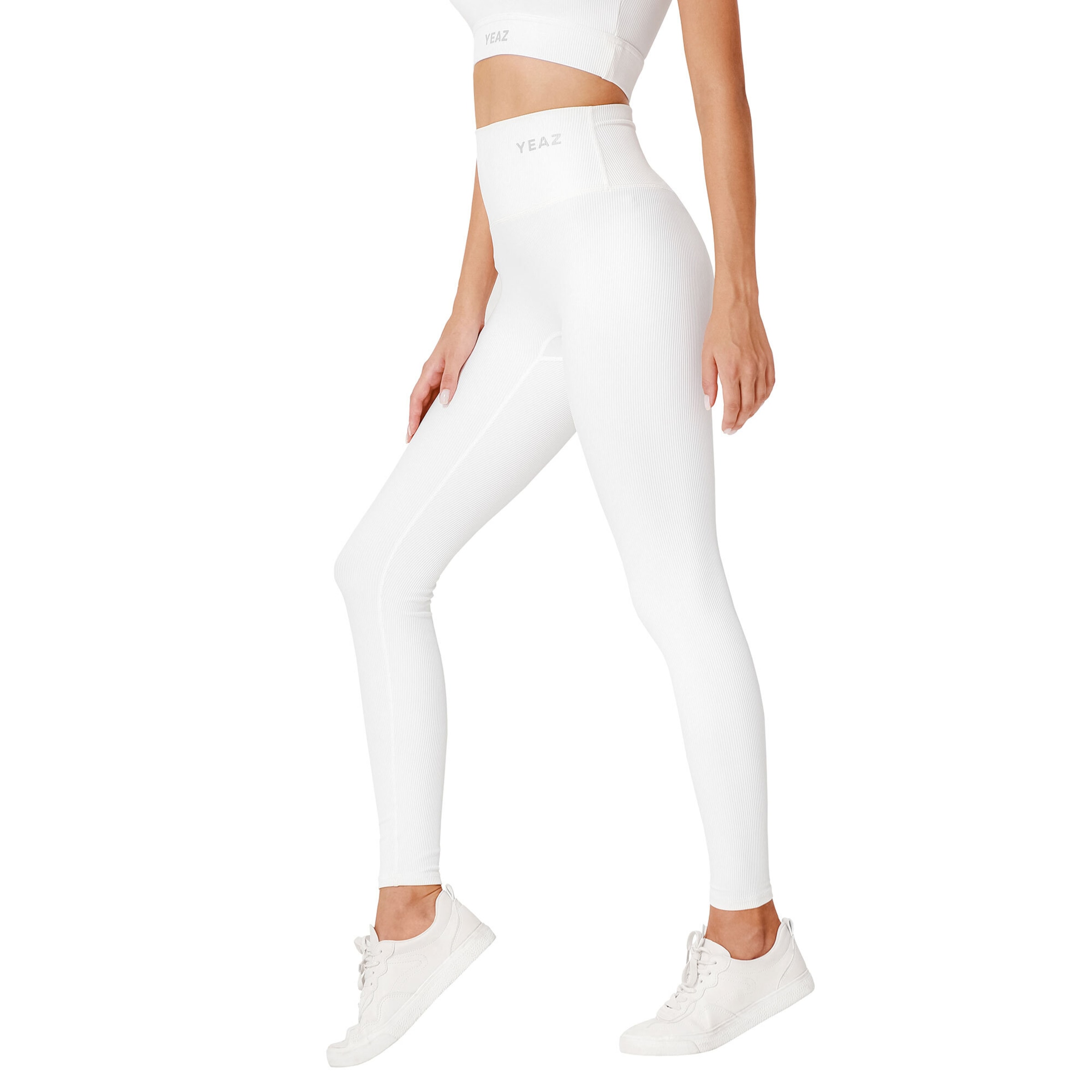 Skinny Pantaloni sportivi 'Club Level' di YEAZ in bianco