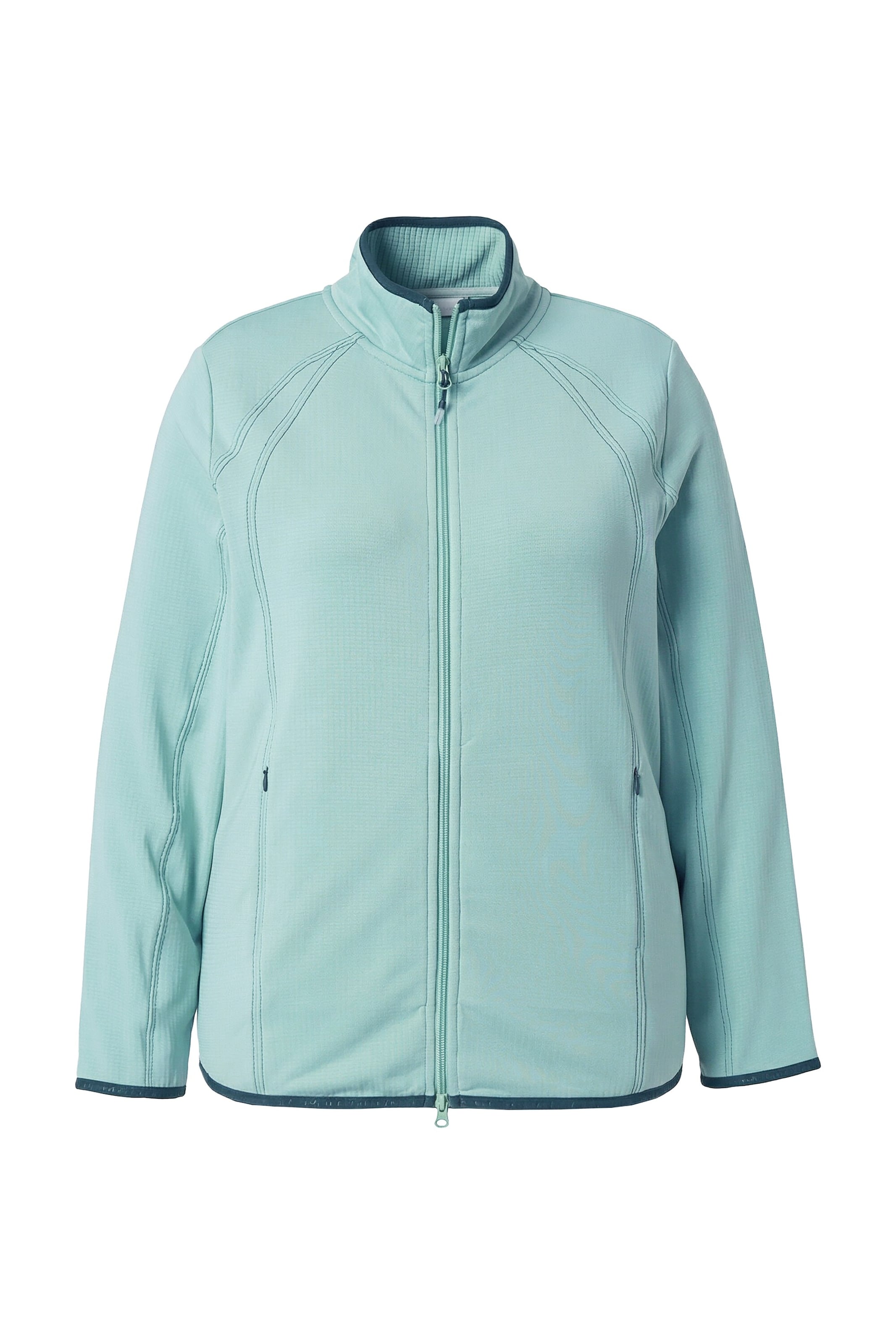 Ulla Popken Sweat jacket in Blue: front