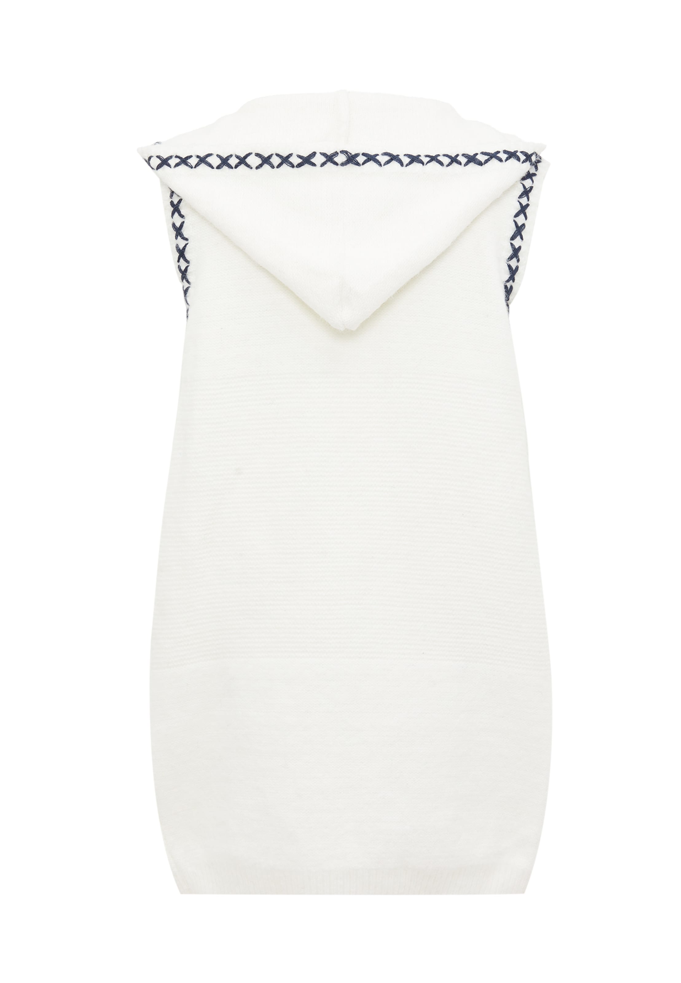 ebeeza Strickweste in Weiß