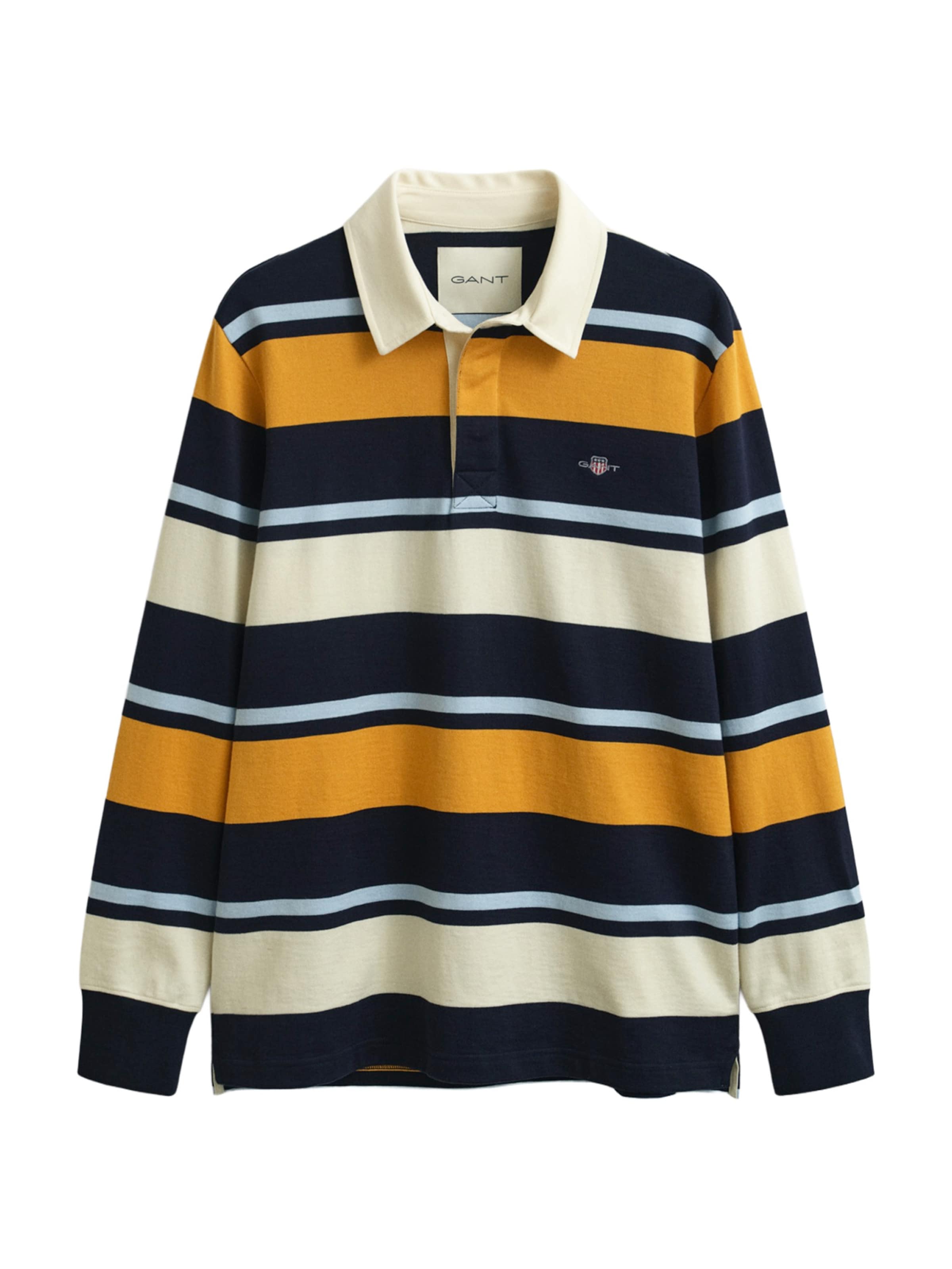 GANT Μπλουζάκι σε γαλάζιο / σκούρο μπλε / κάρυ / offwhite, Άποψη προϊόντος