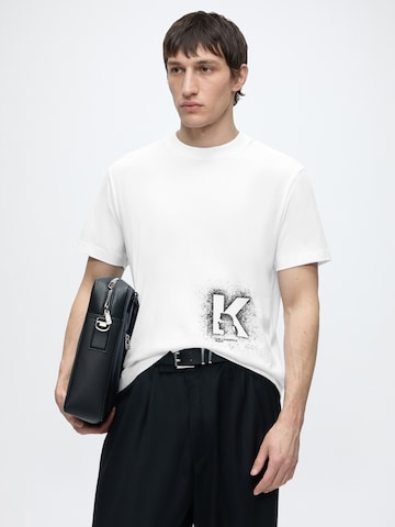 KARL LAGERFELD JEANS Koszulka w kolorze biały