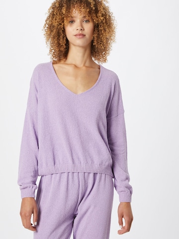 WAL G. - Pullover em roxo: frente