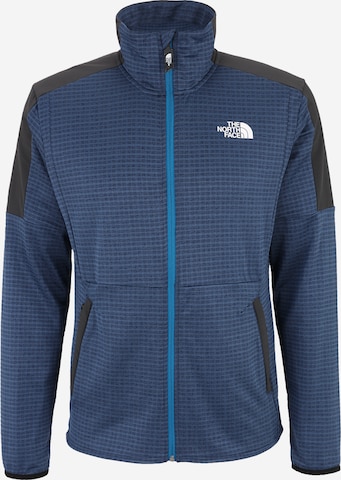 THE NORTH FACE Funktionele fleece-jas in Blauw: voorkant