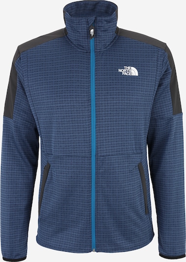 THE NORTH FACE Funktionele fleece-jas in de kleur Saffier / Zwart / Wit, Productweergave