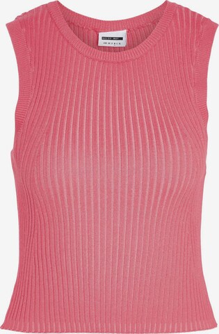 Top in maglia 'Cree' di Noisy may in rosa: frontale