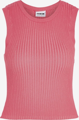 Noisy may Knitted Top 'Cree' in Pink: front