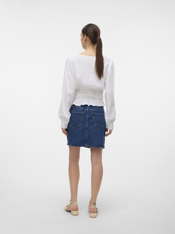 VERO MODA Bluse 'THEODORA' i hvid