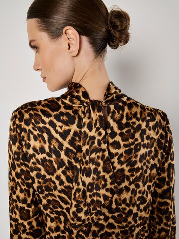 Chemisier Apricot en marron