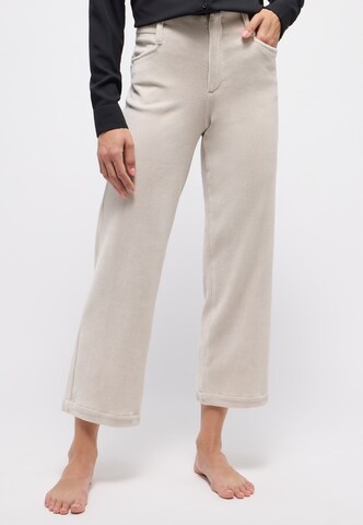 ÆNGELS Wide leg Pants in Grey: front