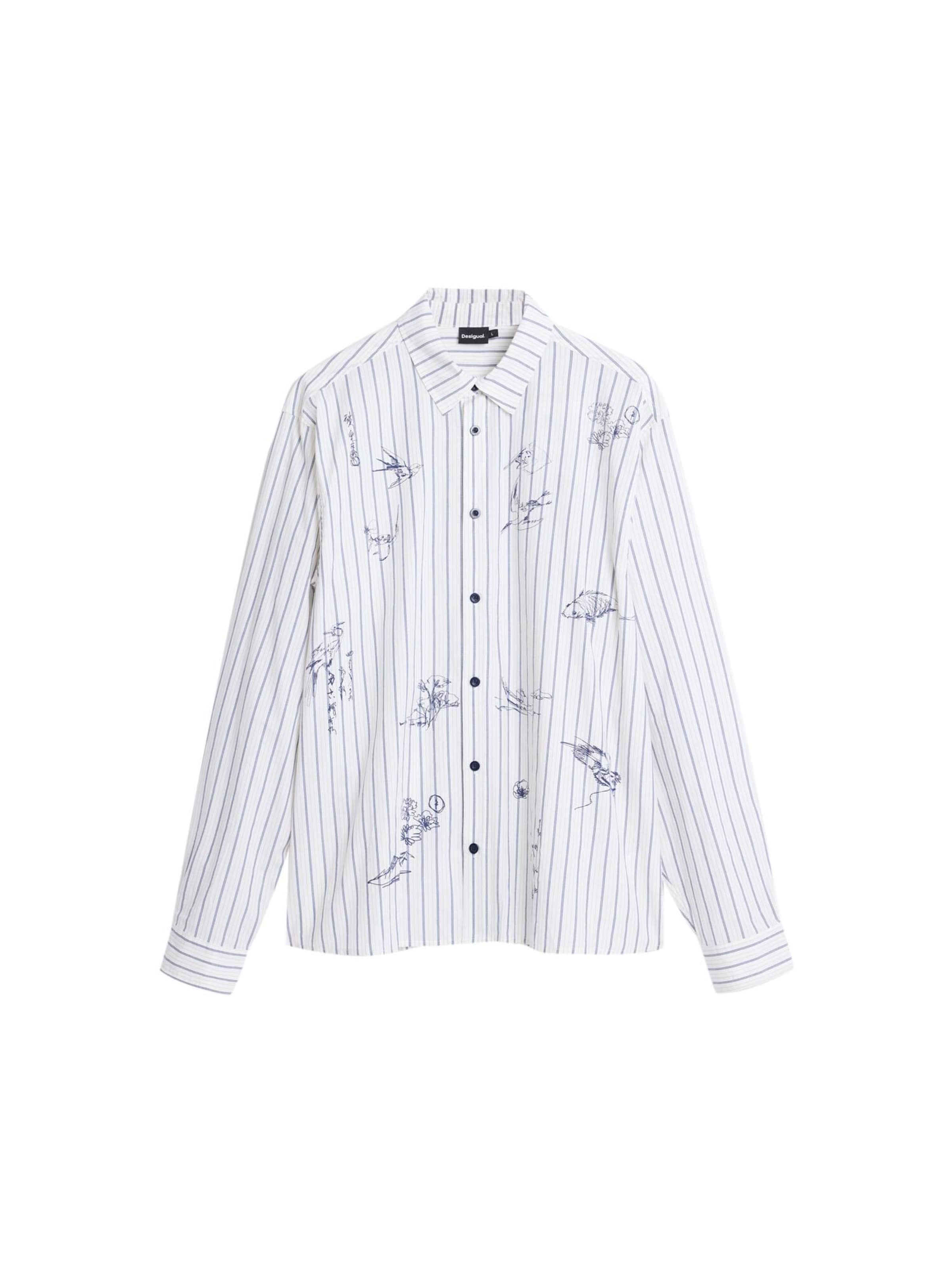 Desigual Klasický střih Košile – bílá: přední strana
