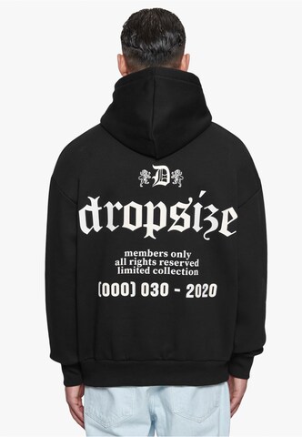 Dropsize Sweatshirt in Zwart: voorkant