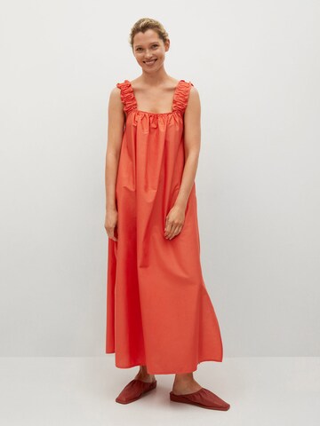 Robe d’été 'Delos' MANGO en rouge