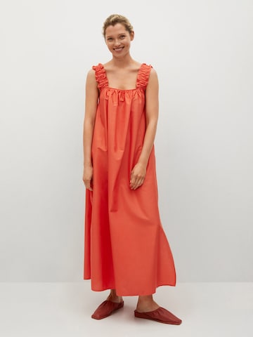 MANGO Letnia sukienka 'Delos' w kolorze czerwony