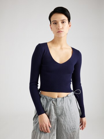 Tally Weijl Sweater in Blue: front