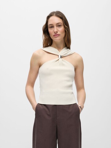 OBJECT Knitted top 'OBJCallie' in Beige: front