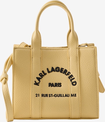 Karl Lagerfeld Handtasche 'Rue St-Guillaume' in Gelb: Vorderseite