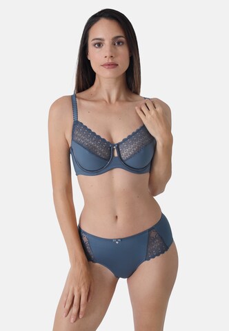 sassa T-shirt BH 'LOVELY SECRET' in Blauw: voorkant