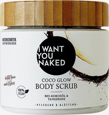 I Want You Naked Body Scrub 'Bio-Kokosöl & Tangerine' in : predná strana