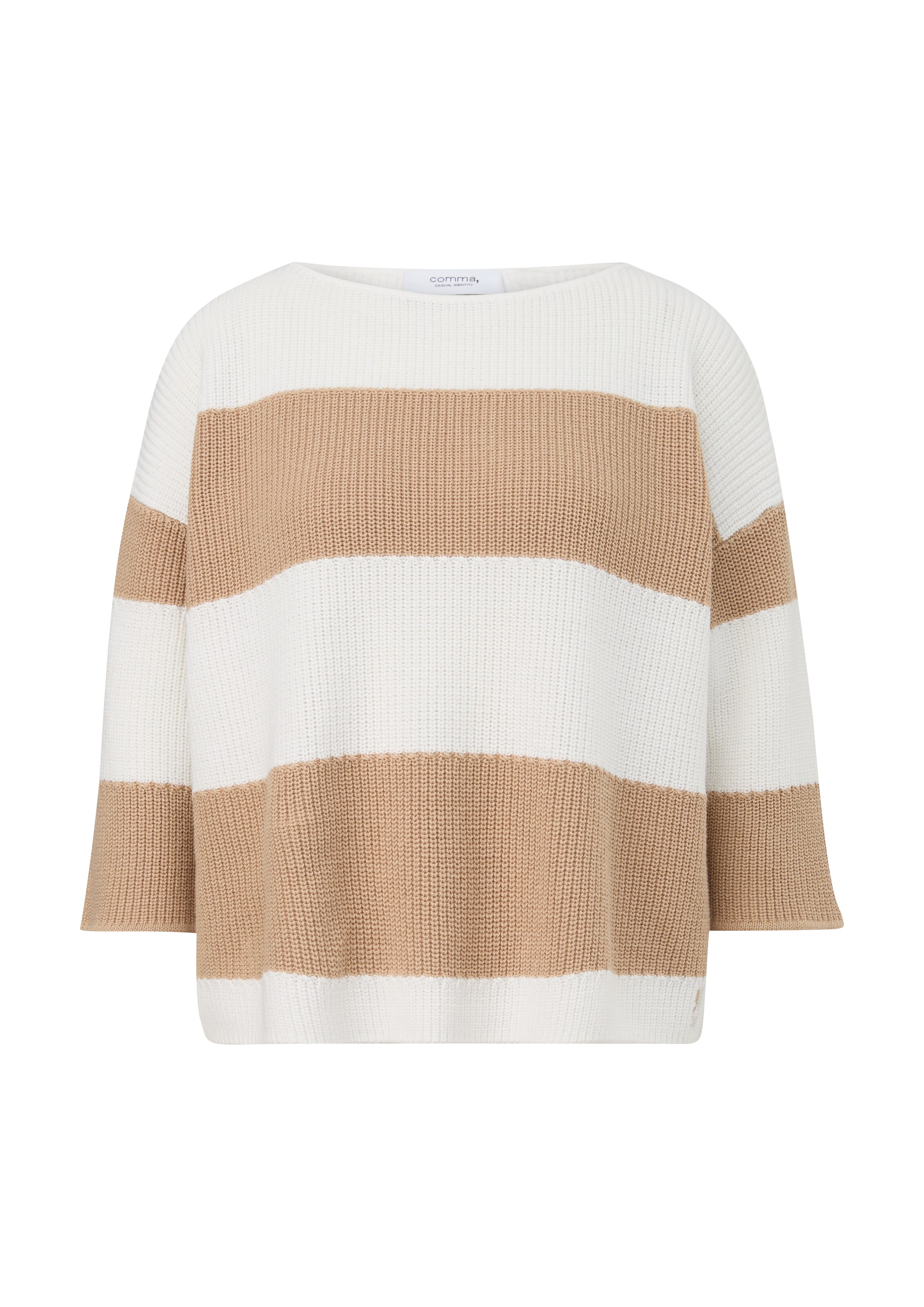 comma casual identity Pullover in Beige: Vorderseite
