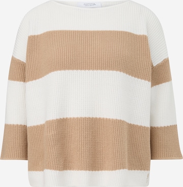 Pull-over comma casual identity en beige : devant