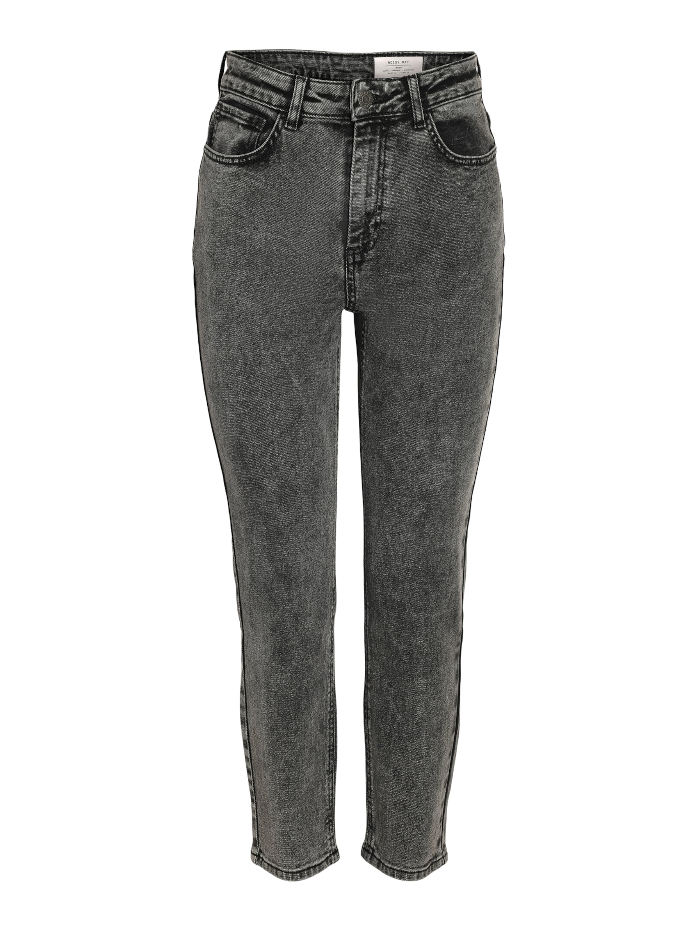 Noisy May Curve Tapered Jeans 'NMMONI' in Grey: front