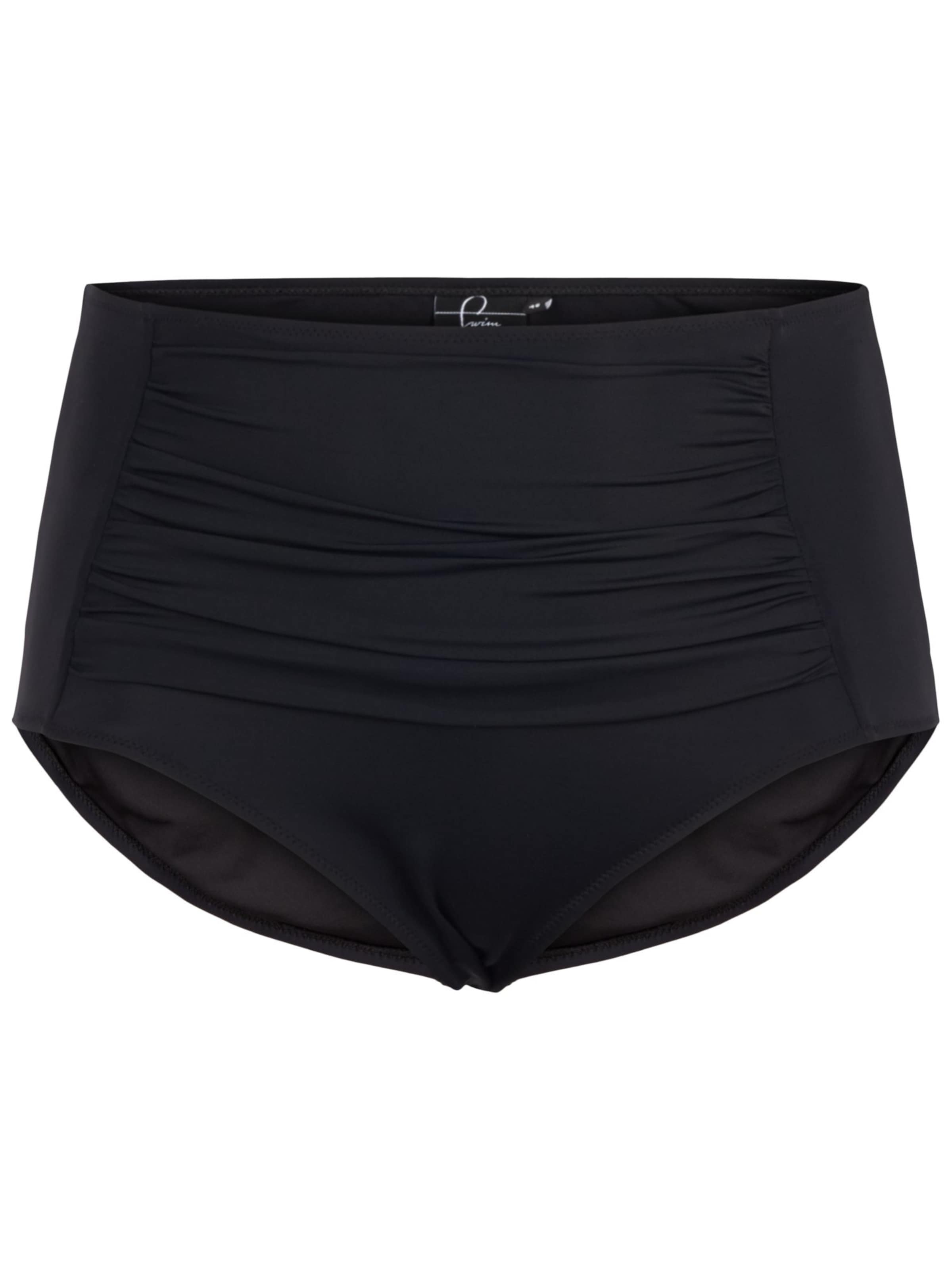 Swim by Zizzi Szabványos Bikini nadrágok - fekete: elől