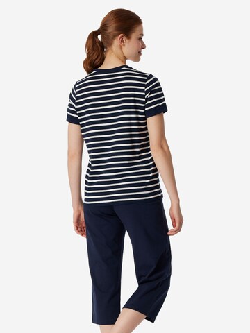 SCHIESSER Pajama 'Casual Essentials' in Blue