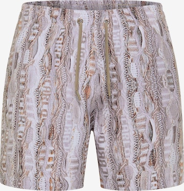 Carlo Colucci Board Shorts in White: front