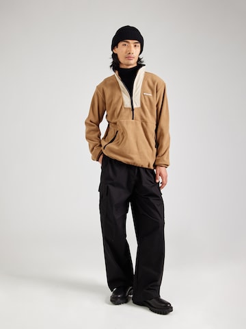 COLUMBIASportska sweater majica 'Sequoia Grove' - smeđa boja