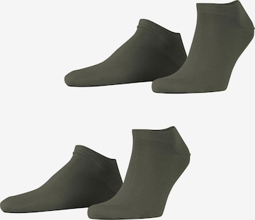 ESPRIT Ankle Socks 'Basic Uni 2-Pack' in Green: front