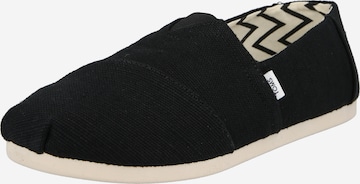 TOMS Loafer 'ALPARGATA CLASSIC' värissä musta: etupuoli