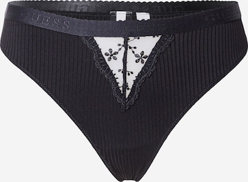 String 'LIVIA' GUESS en noir : devant