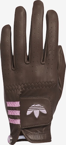 ADIDAS PERFORMANCE - Guantes deportivos 'Originals Golf Leather' en marrón: frente