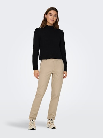 ONLY Regular Chino Pants 'Biana' in Beige