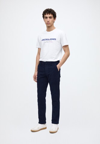 JACK & JONES Normalny krój Chinosy 'JPSTOllie' w kolorze niebieski