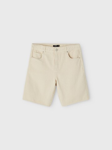 NAME IT Regular Shorts 'Twizza' in Beige