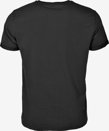 TOP GUN Shirt ' TG20213014' in Zwart
