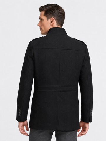 ALLTHEMEN Winter Coat 'Winterruhe' in Black