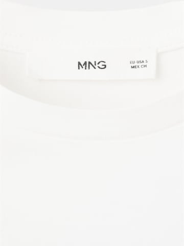 MANGO Tričko 'FLORI' - Biela