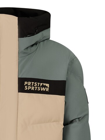 PROTEST Athletic Jacket 'PRTWolk JR' in Brown