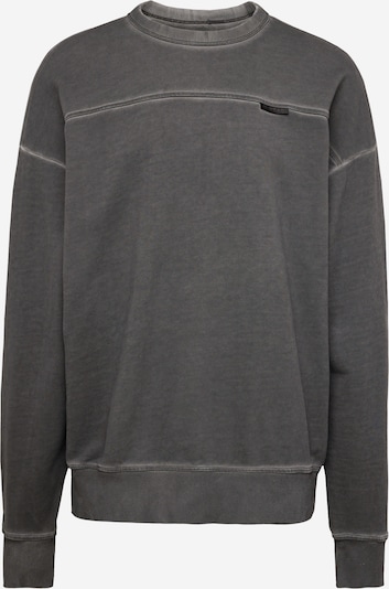 G-Star RAW Sweat-shirt en gris foncé / noir, Vue avec produit