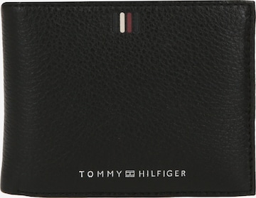 TOMMY HILFIGER Πορτοφόλι 'Central' σε μαύρο: μπροστά