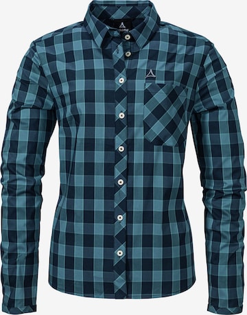 Chemisier fonctionnel 'Silba' Schöffel en bleu : devant