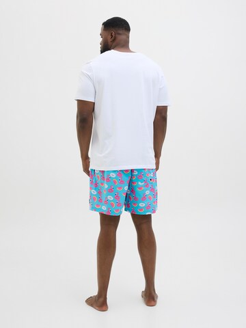 Jack & Jones Plus Plavecké šortky 'JPSTMaui' - Modrá