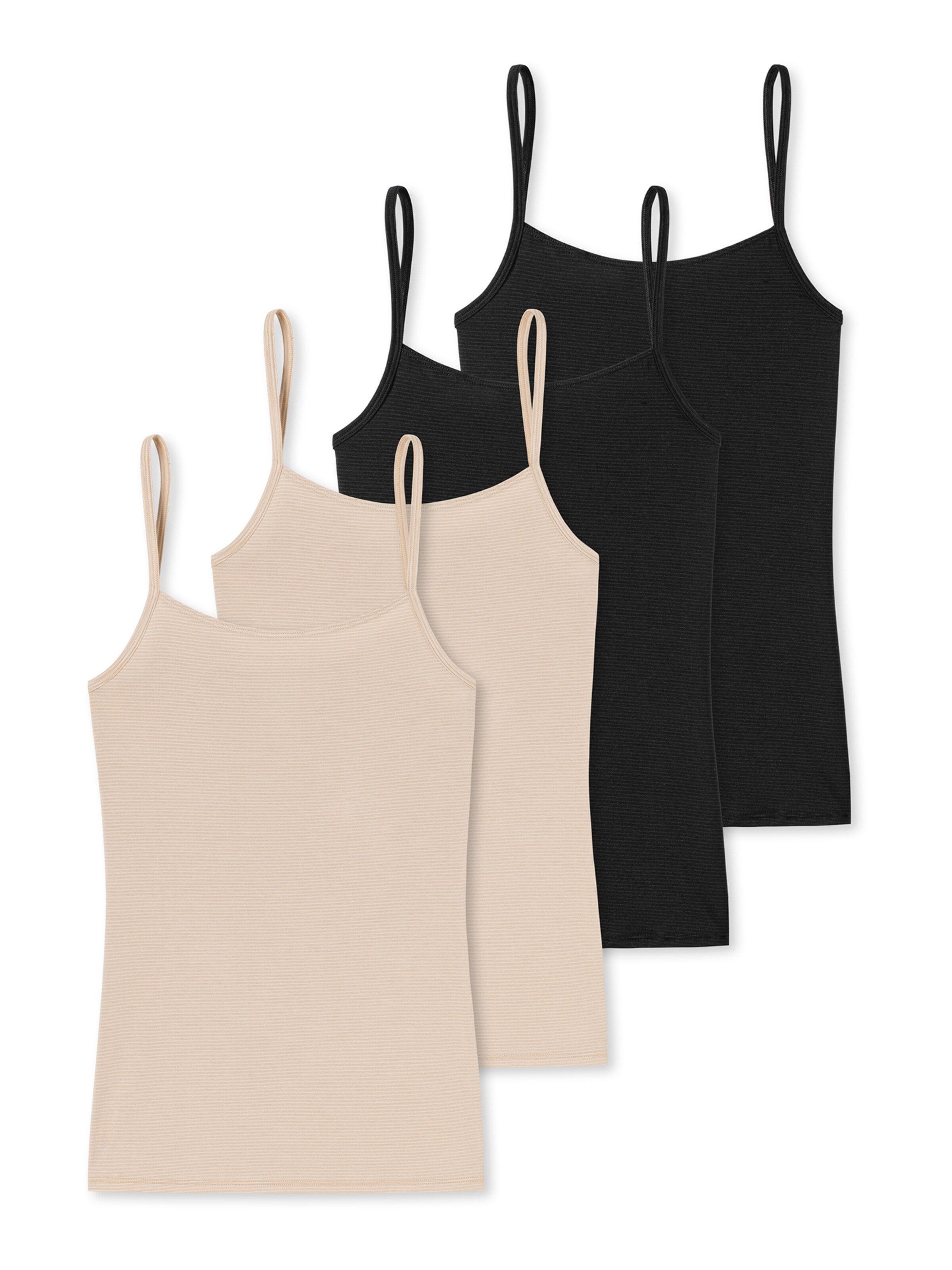 Maillot de corps 'Essentials' SCHIESSER en beige : devant