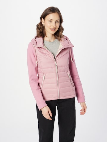 Veste mi-saison 'LUCINDA' Ragwear en rose : devant