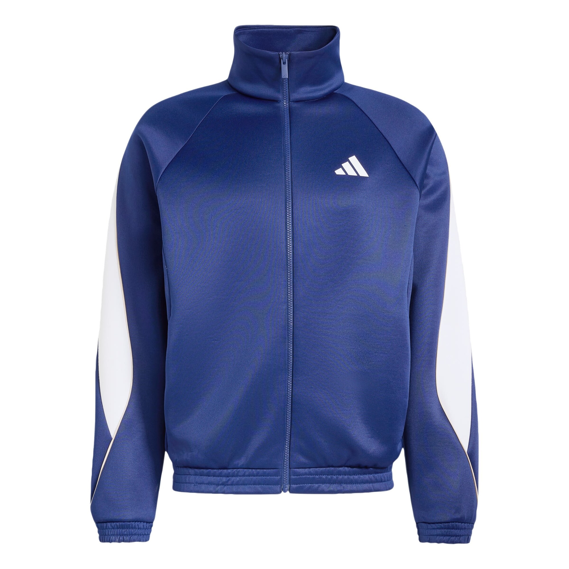 ADIDAS SPORTSWEAR - Casaco de treino em moletão 'Stadium' em azul: frente