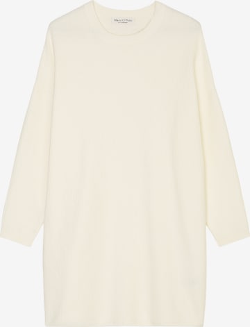 Marc O'Polo Knitted dress in Beige: front